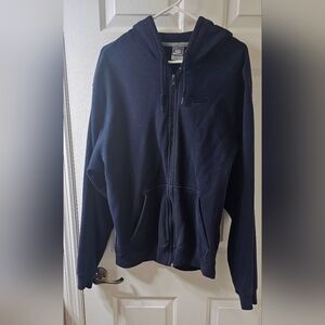 Nike Hoodie Zip-Up Large Navy Pre-loved